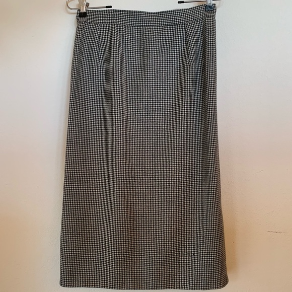 Valentino Miss V Double Breasted Houndstooth Two-Piece Suit Black/White Size 10 - Picture 14 of 16